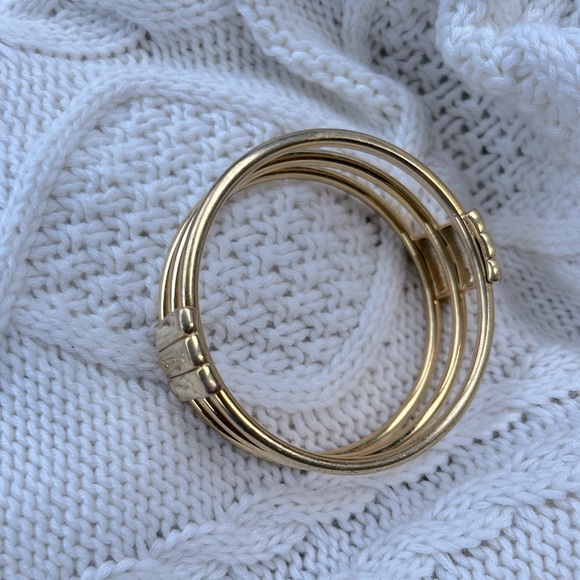 Vintage Givenchy gold cuff. - Picture 3 of 9
